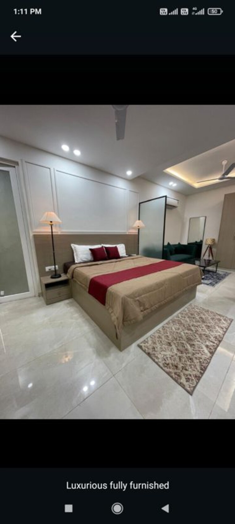 Bedroom, birla-arika 1 Bedroom 300 Sq.Ft. Builder Floor In Sector 31 Gurgaon 10338099
