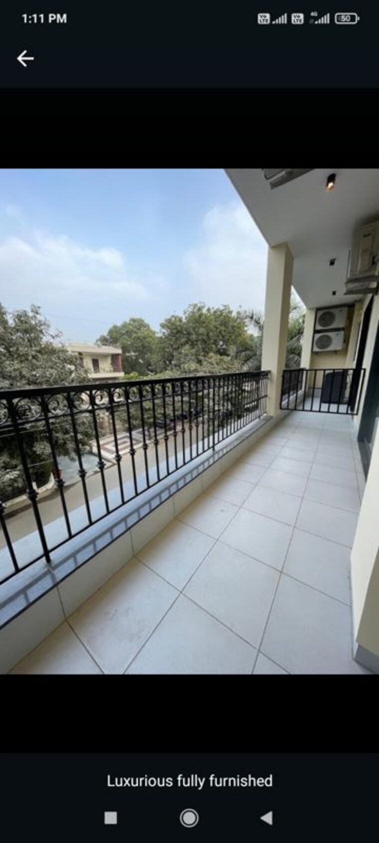 Balcony, birla-arika 1 Bedroom 300 Sq.Ft. Builder Floor In Sector 31 Gurgaon 10338099