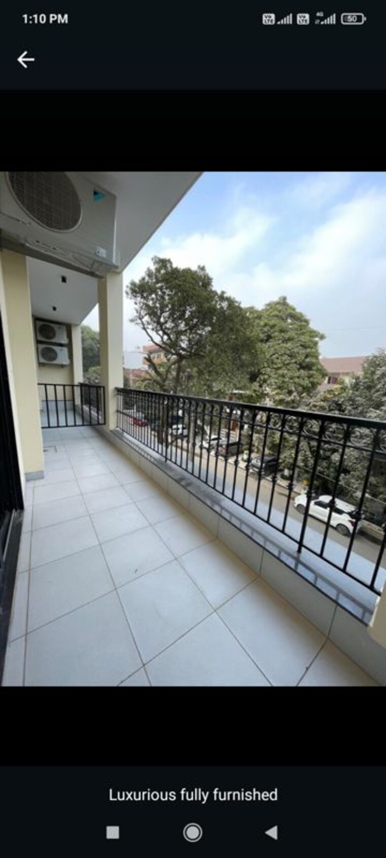 Balcony, birla-arika 1 Bedroom 300 Sq.Ft. Builder Floor In Sector 31 Gurgaon 10338099