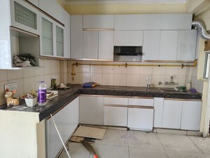 Kitchen in 3 BHK Apartment at Panchsheel Greens, Sector 16 Greater Noida – for Rent
