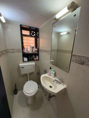 Bathroom in 2 BHK Apartment at Khar West – for Rent