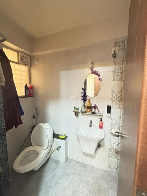 Bathroom in 2 BHK Apartment at Parklane Urbanjoy Wing A, Sus – for Rent