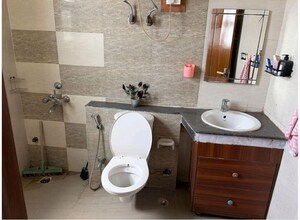 Bathroom in 4 BHK Apartment at Jalvayu Height, Phi Iii Greater Noida – for Rent