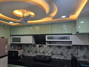 Kitchen in 3 BHK Apartment at Mahuabagh – for Sale