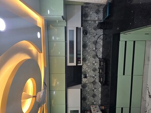 Kitchen in 3 BHK Apartment at Mahuabagh – for Sale