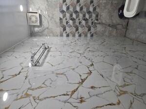 Bathroom in 3 BHK Apartment at Mahuabagh – for Sale