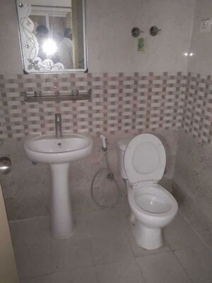 Bathroom in 2 BHK Apartment at Panchsheel Greens II, Sector 16 Greater Noida – for Rent