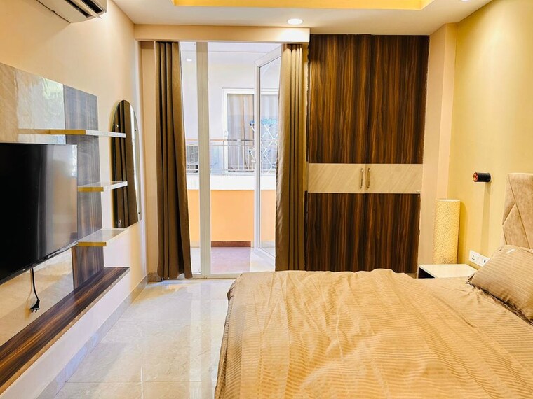 Bedroom, sushant lok i 1 Bedroom 720 Sq.Ft. Builder Floor In Sushant Lok I Gurgaon 10338397