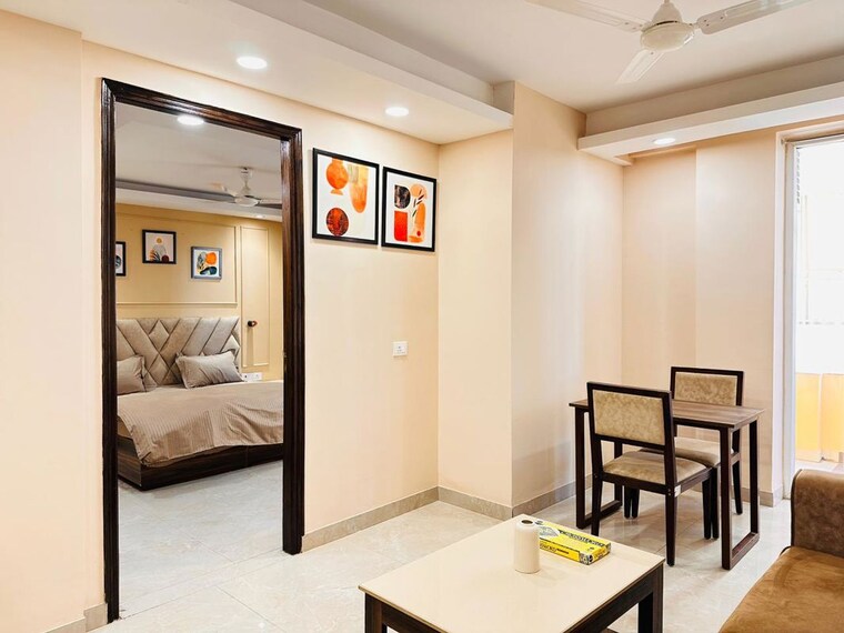 Bedroom, sushant lok i 1 Bedroom 720 Sq.Ft. Builder Floor In Sushant Lok I Gurgaon 10338397