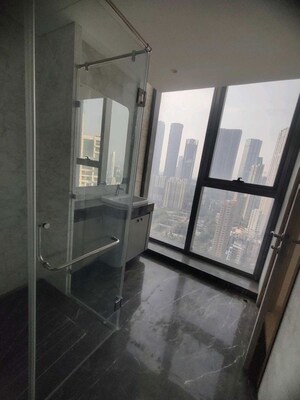 Bathroom in 4 BHK Apartment at Rustomjee Crown, Prabhadevi – for Rent