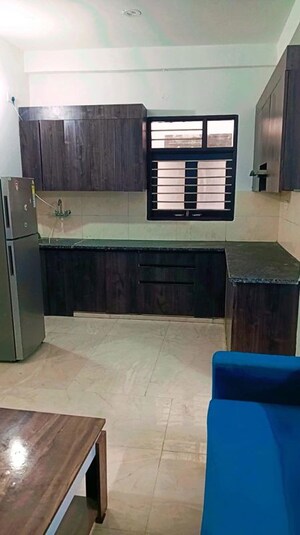 Kitchen in 1 BHK Builder Floor at Sushant Lok I – for Rent