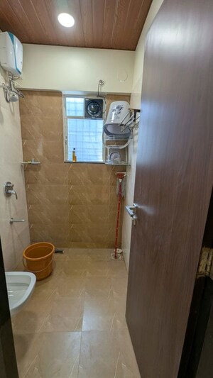 Bathroom in 3 BHK Apartment at Wakadkar Wasti – for Rent