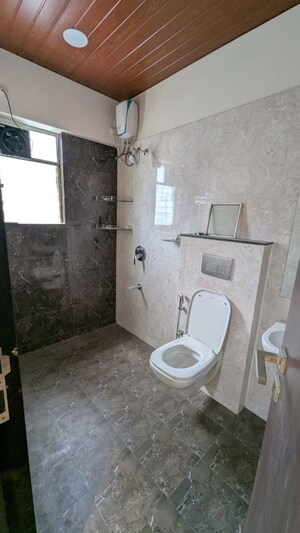 Bathroom in 3 BHK Apartment at Wakadkar Wasti – for Rent