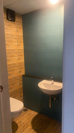 Bathroom in 1 BHK Apartment at Lodha Crown Quality Homes, Majiwada – for Rent