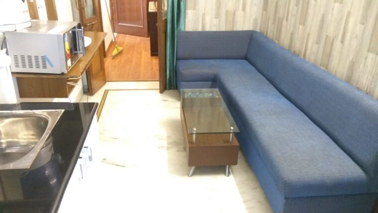 Living Room, greater kailash 1 Bedroom 700 Sq.Ft. Builder Floor In Greater Kailash Delhi 10338474