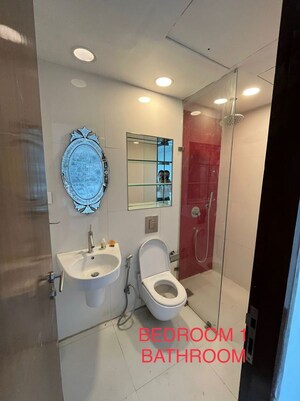 Bathroom in 3 BHK Apartment at Lodha Elisium, Wadala – for Sale