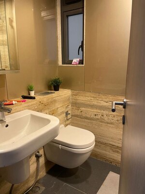 Bathroom in 3 BHK Apartment at Lodha Elisium, Wadala – for Sale