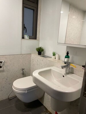 Bathroom in 3 BHK Apartment at Lodha Elisium, Wadala – for Sale