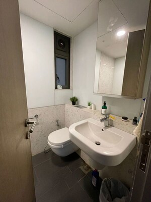 Bathroom in 3 BHK Apartment at Lodha Elisium, Wadala – for Sale