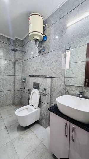 Bathroom in 3 BHK Apartment at Saket – for Rent