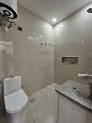 Bathroom in 2 BHK Apartment at Freedom Fighters Enclave – for Rent