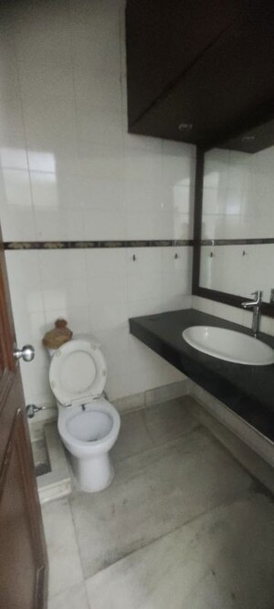 Bathroom in 3 BHK Apartment at Malviya Nagar – for Rent
