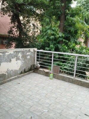 Balcony in 3 BHK Builder Floor at Sarita Vihar – for Rent