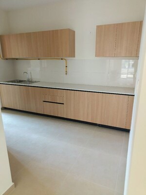 Kitchen in 3.5 BHK Apartment at Bhartiya Nikoo Homes, Thanisandra Main Road – for Rent