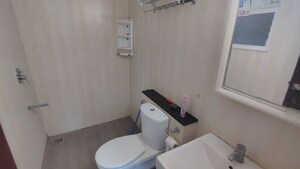Bathroom in 3 BHK Apartment at MJR Pearl, Whitefield – for Rent