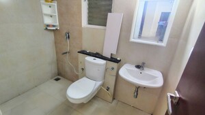 Bathroom in 3 BHK Apartment at MJR Pearl, Whitefield – for Rent