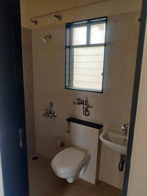 Bathroom in 2 BHK Apartment at Nyati Elan, Wagholi – for Rent