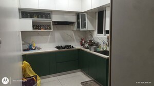 Kitchen in 2.5 BHK Apartment at Aparna Sarovar Zenith, Nallagandla – for Rent