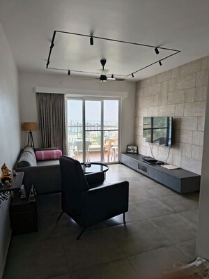 Living Room in 2 BHK Apartment at Rohan Akriti, Kanakapura Road – for Sale