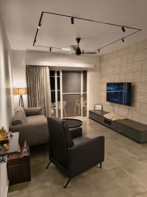 Living Room in 2 BHK Apartment at Rohan Akriti, Kanakapura Road – for Sale