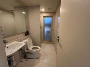Bathroom in 2 BHK Apartment at Sudarshan Sky Heights, Bhayandarpada – for Rent