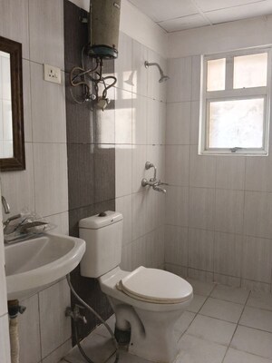 Bathroom in 2.5 BHK Apartment at Landcraft Golf Links, Pandav Nagar – for Rent