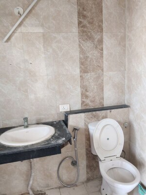 Bathroom in 2 BHK Apartment at Land Craft Golf Links Apartment Phase 2, Pandav Nagar – for Rent