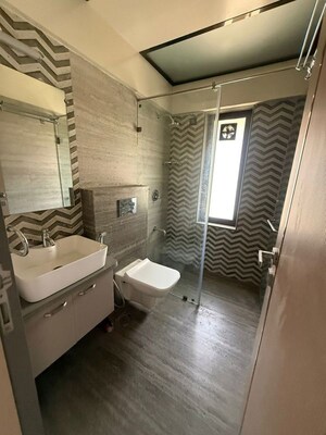 Bathroom in 3 BHK Apartment at Khar West – for Rent