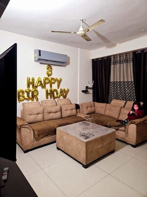 Living Room in 2 BHK Apartment at La Prisma, Dhakoli – for Rent