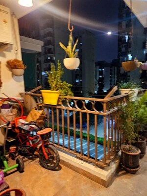 Balcony in 2 BHK Apartment at La Prisma, Dhakoli – for Rent