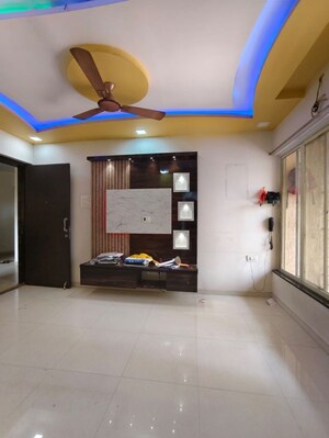 Living Room in 1 BHK Apartment at Puranik City, Kasarvadavali – for Rent