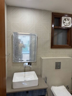 Bathroom in 4 BHK Builder Floor at Palam Vihar Residents Association, Palam Vihar – for Sale