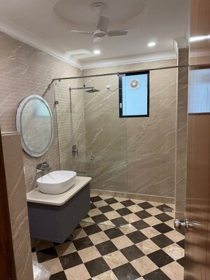Bathroom in 4 BHK Builder Floor at Palam Vihar Residents Association, Palam Vihar – for Sale