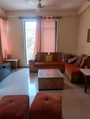 Living Room in 3 BHK Apartment at Unitech Height, Chi Iii Greater Noida – for Rent