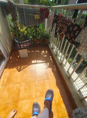 Balcony in 3 BHK Apartment at Salarpuria Sattva Cadenza, Kudlu Gate – for Sale