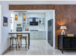 Kitchen in 4 BHK Apartment at Salarpuria Sattva Greenage, Hosur Road – for Sale