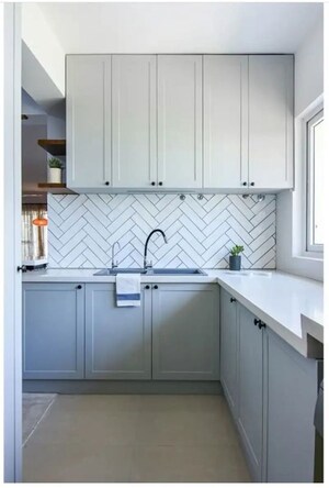 Kitchen in 4 BHK Apartment at Salarpuria Sattva Greenage, Hosur Road – for Sale