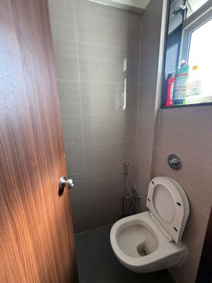 Bathroom in 1 BHK Apartment at Pharande Kairosa, Punawale – for Rent