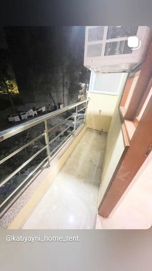 Balcony in 1 BHK Builder Floor at Ansal Sushant Shopping Arcade, Sector 27 – for Rent