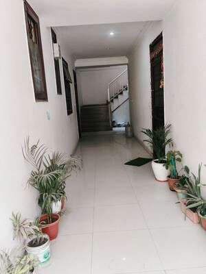 Staircase in 2 BHK Builder Floor at Freedom Fighters Enclave – for Rent
